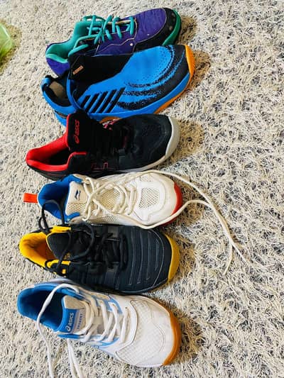 Original Badminton Court Shoes Asics, Adidas, Li-ning, K-swiss