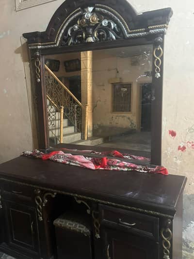 Dressing Table and Mirror