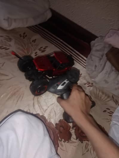 rac monster car with metal frame