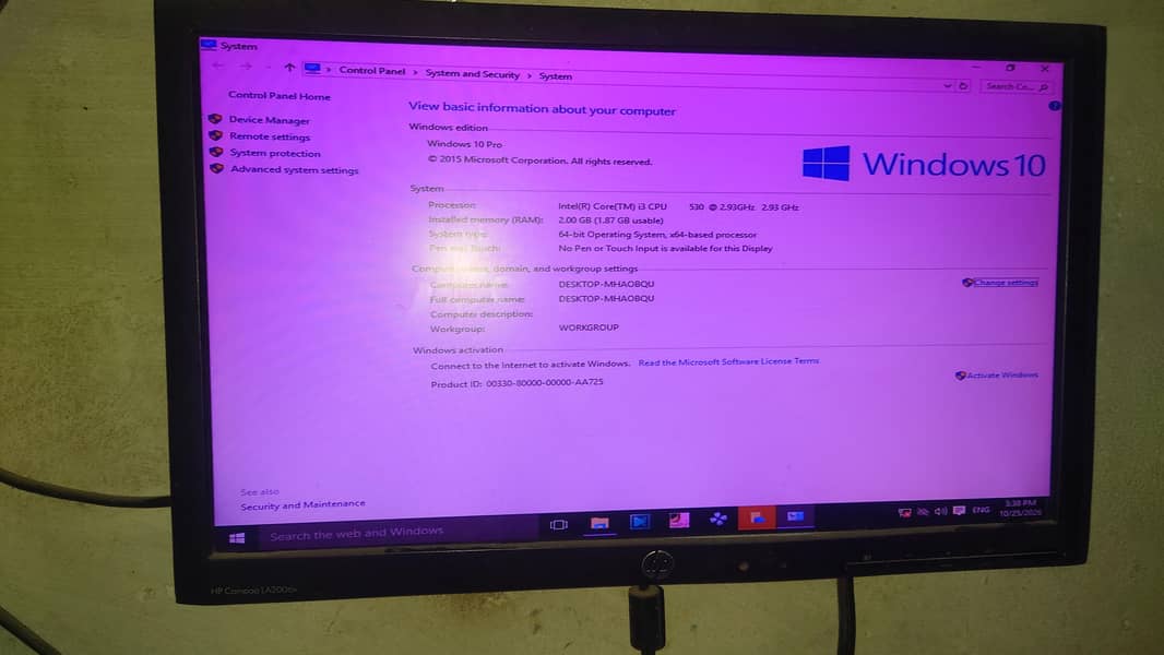 Core i3 HP desktop pc 3