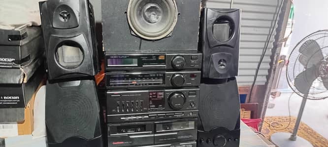 japani heavy bass dual amplifier speaker blutooh  aux system