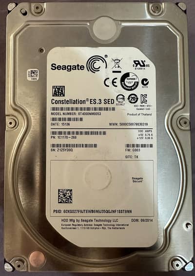 4TB HDD, 2TB HDD, 500GB HDD for sale