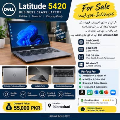 Laptop Dell latitude 5420 for sale