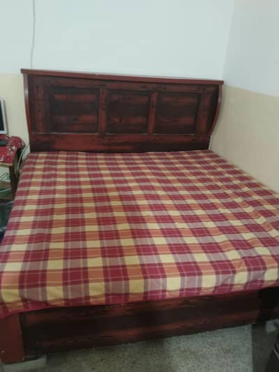 king size bed and sofa
