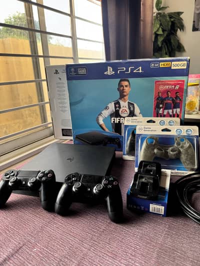 Sony PS4 Slim 500GB for Sale – Complete Package