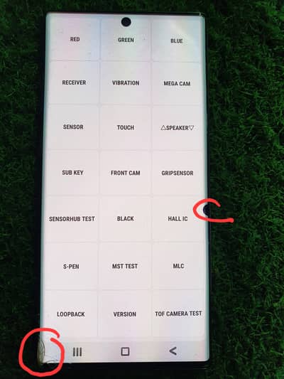 Samsung Galaxy Note 10 Plus , Minor Dot and Minor Crack