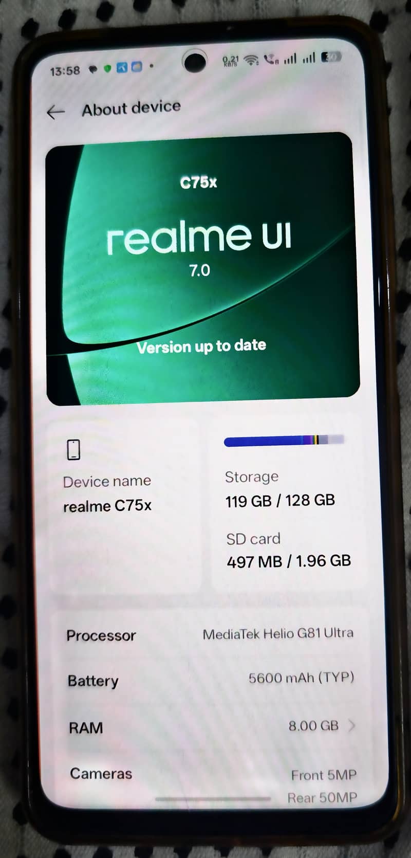 Realme C75x 0