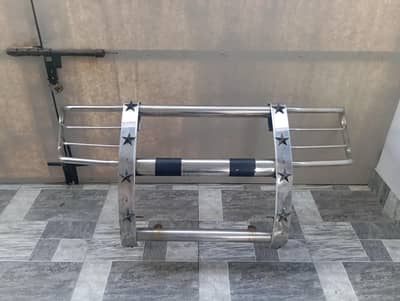 mitsubishi pajero front safety guard