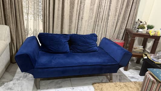 Diamond foam Sofa Cum Bed for Sale – Good Condition!