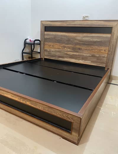New condition wooden bed from Diamond store