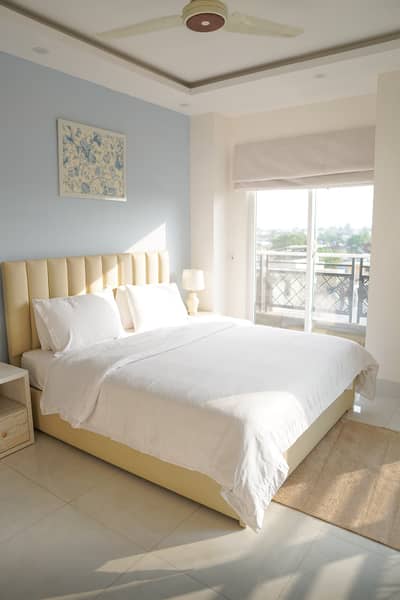Daily basis two bed room luxury furnished apartment available F11