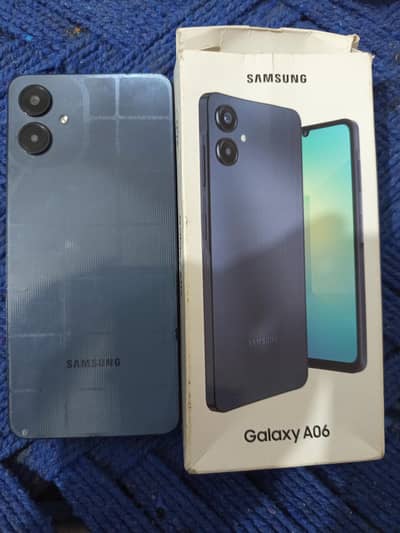 Samsung A06 with box 4 128 no open repair
