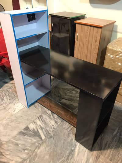 Study Table with Bookcase In Gujranwala - Bookcase Study Desk