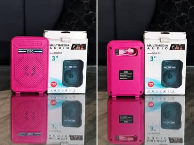 Pink DCQ C1 Multimedia Bluetooth Speaker  Price: Rs. 3,000