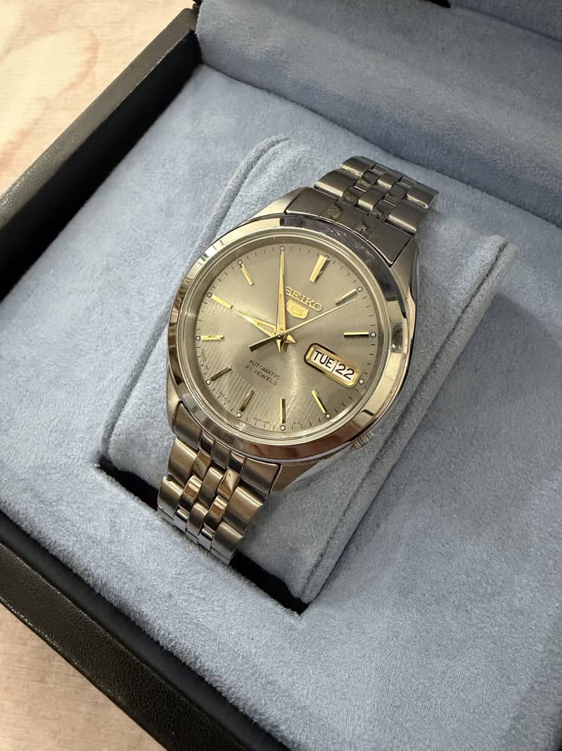 Seiko 5 SNKL19J1 Automatic (Japan) - Box, Tag & Extra Links - Watches ...