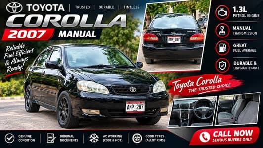 Toyota Corolla XLI 2007 converted into XLI
