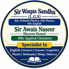 Home tutions in okara and near by 03080471099.03484794300