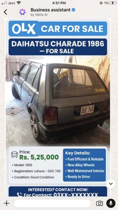 Daihatsu Charade 1986