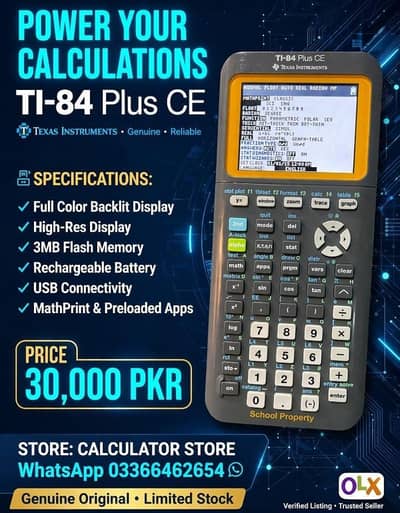 Texas instruments ti-84 plus ce c silver edition graphic calculator