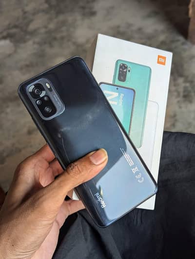 Redmi Note 10 with box Lush phone
