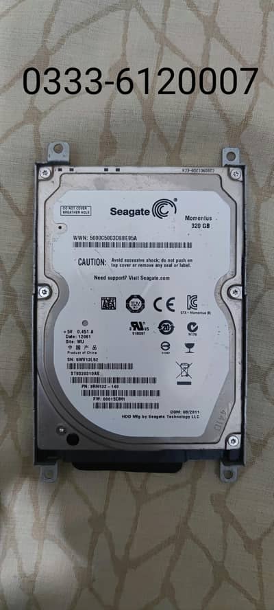 320GB LAPTOP HARD DRIVE