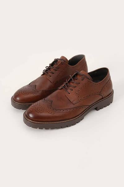LAMA LEATHER BROGUES Shoes Size 41