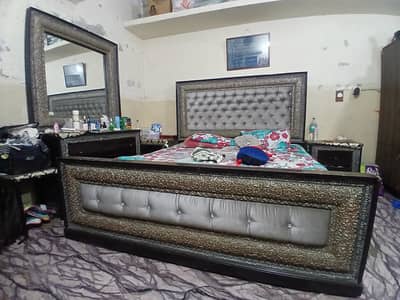 king size Bed For Sale with sofa set