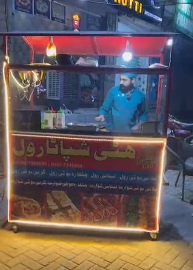 Shuwarma Counter With 5 Feet Hot Plate