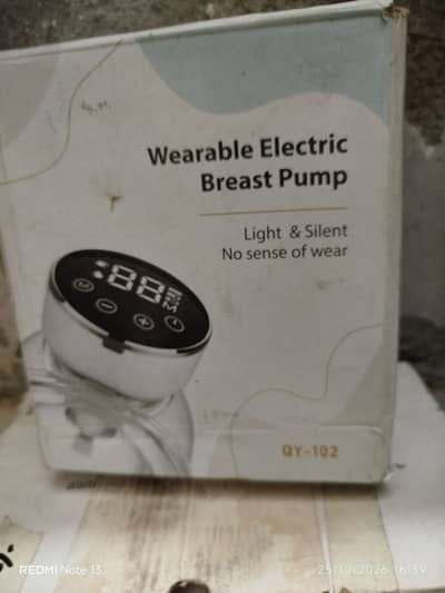 Electric wearable pump