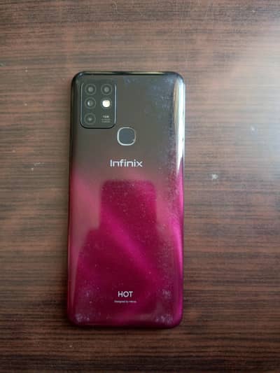 Infinix Hot 10 (Amber Red) - 10/10 Condition With Original Box