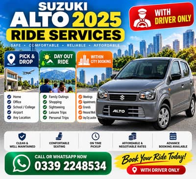  SUZUKI ALTO 2025 (GREY) AVAILABLE FOR BOOKING!