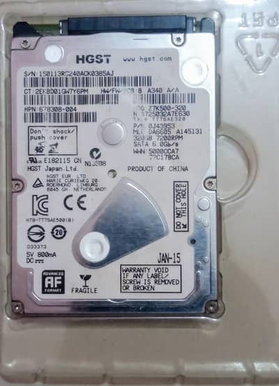 HGST 320GB Healthy Hard Disk for Sale