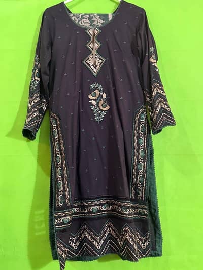 EMBROIDERED SAPPHIRE 3PCS