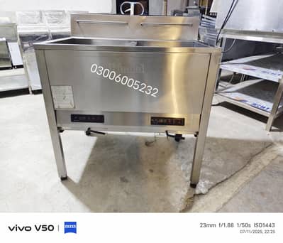 double rannai deep fryer 2 station just like new total original