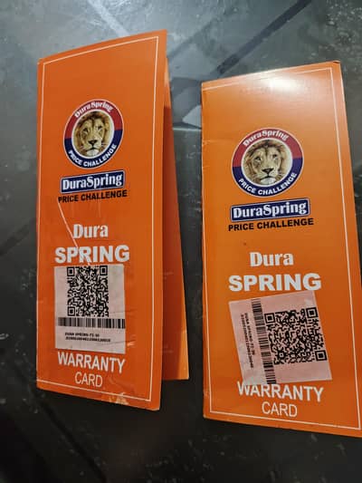 2 New Spring Mattress 3x6 ft, 8 inch mai