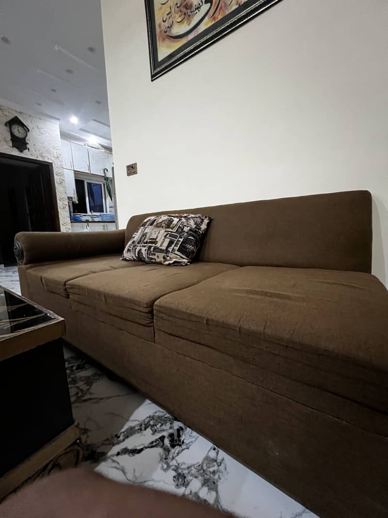 L shape sofa and table 2