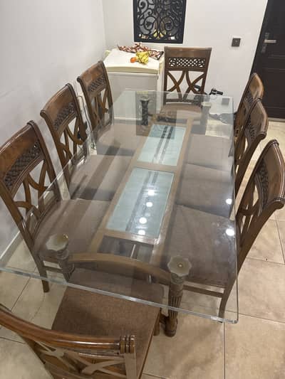 8 Seater Wooden dining table
