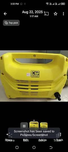 karcher k 1 pressure washer 100 bar in new condition