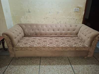 Luxurious Velvet Sofa Set (3 + 2 + 1) - Excellent Quality MoltyFoam