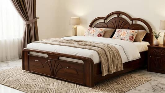 wooden bed for sale