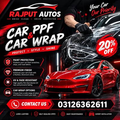 Premium TPU ppf for car and free bike tank