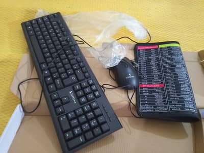 Fresh keypad, mouse, pad and shortcuts key