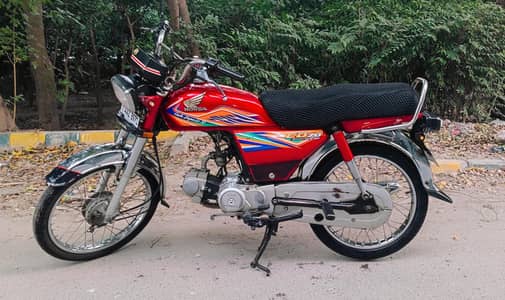 Honda CD 70 2020 Model – Red Colour