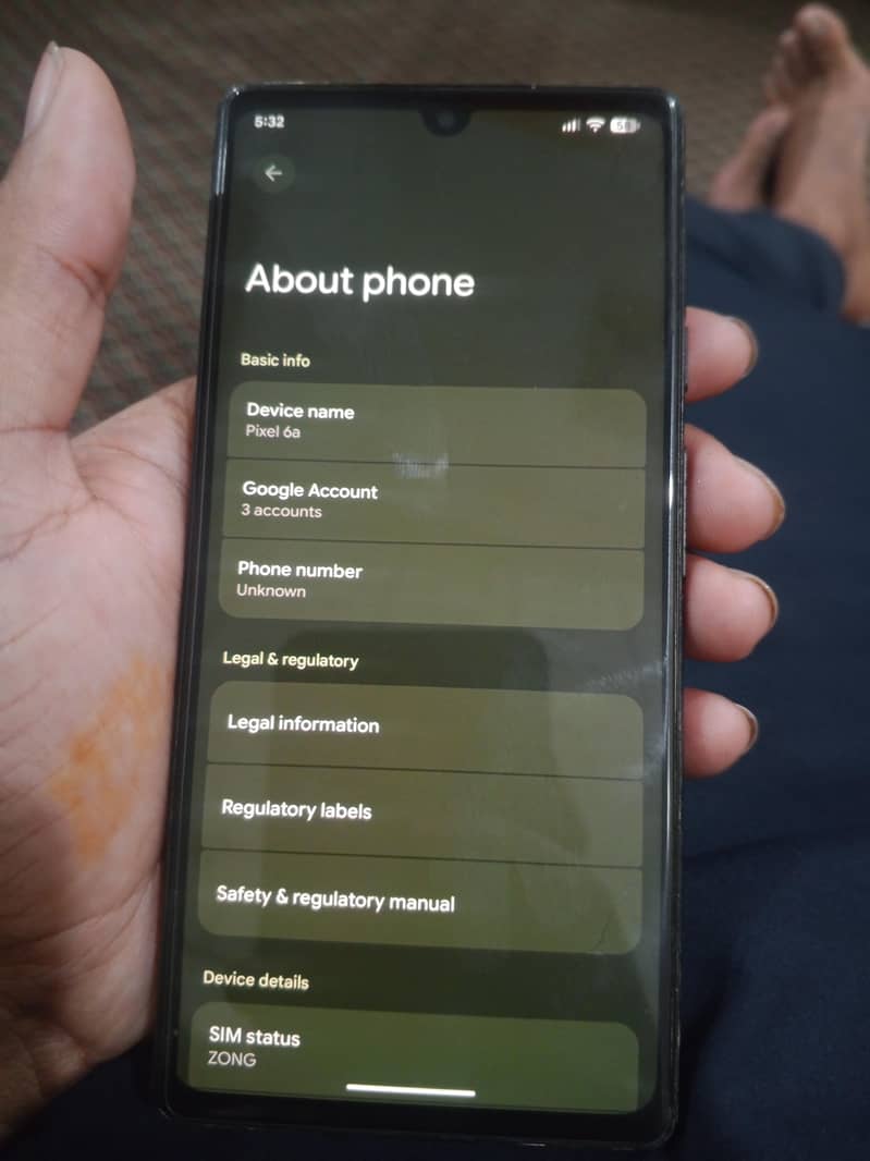 Google Pixel 6a 4