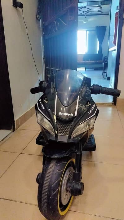 Title: Kids Electric Sports Bike ZX-10R Style – Black
