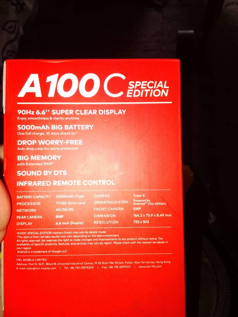 Itel A100C 1