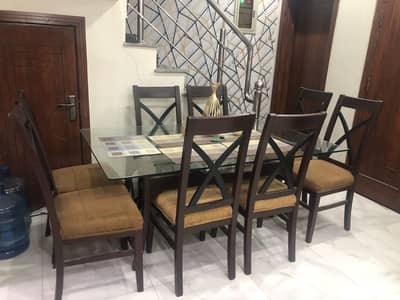 Dining table with chairs