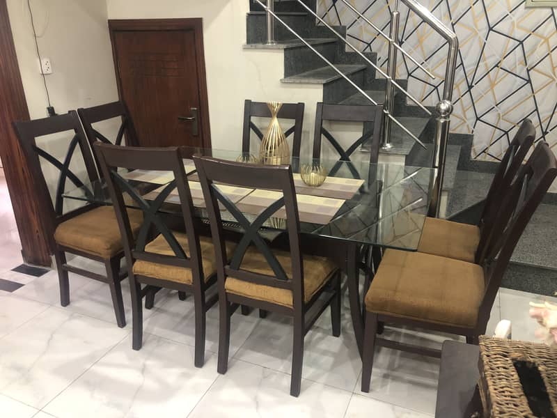 Dining table with chairs 6