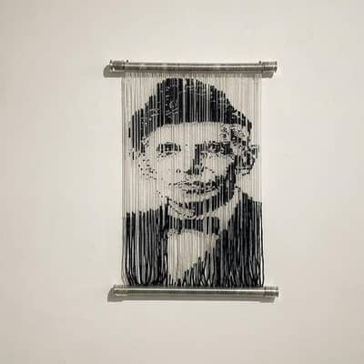 Quaid-e-Azam Handmade Beaded Portrait