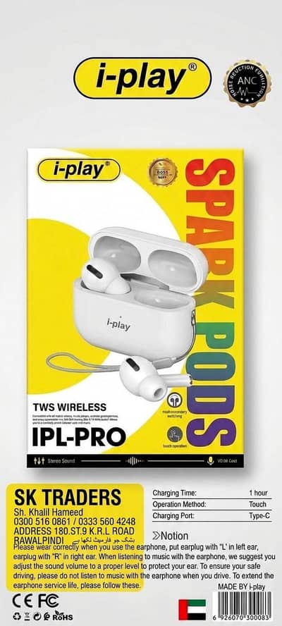 I-PLAY SPARK PODS MODEL IPL-PRO WHOLE SALE PRICE FREE DELIVERY I